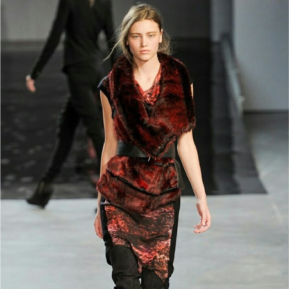 Helmut Lang Sz 0 Auth Midnight Floral Bodycon Runway Dress - Picture 2 of 7